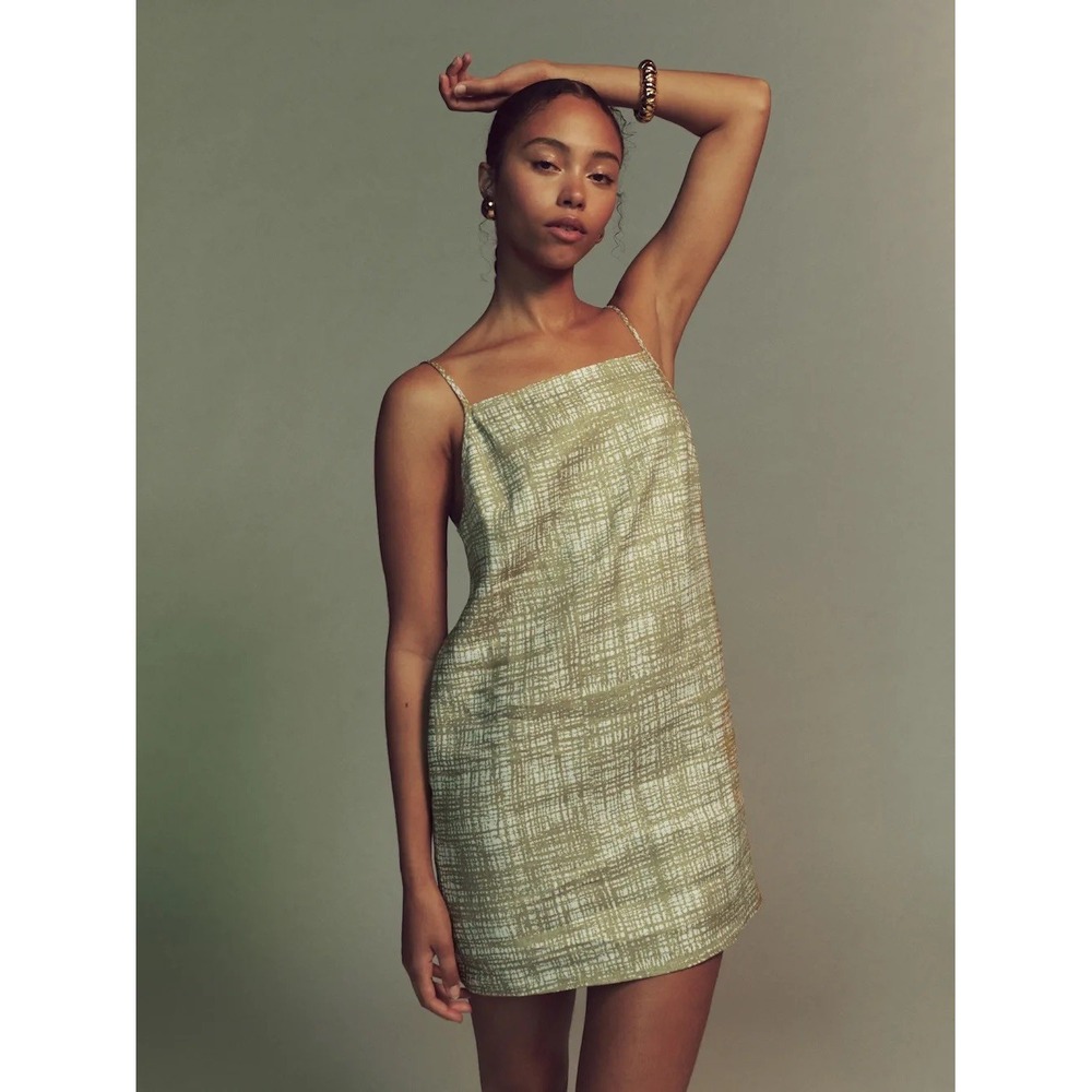 Reformation linen mini dress